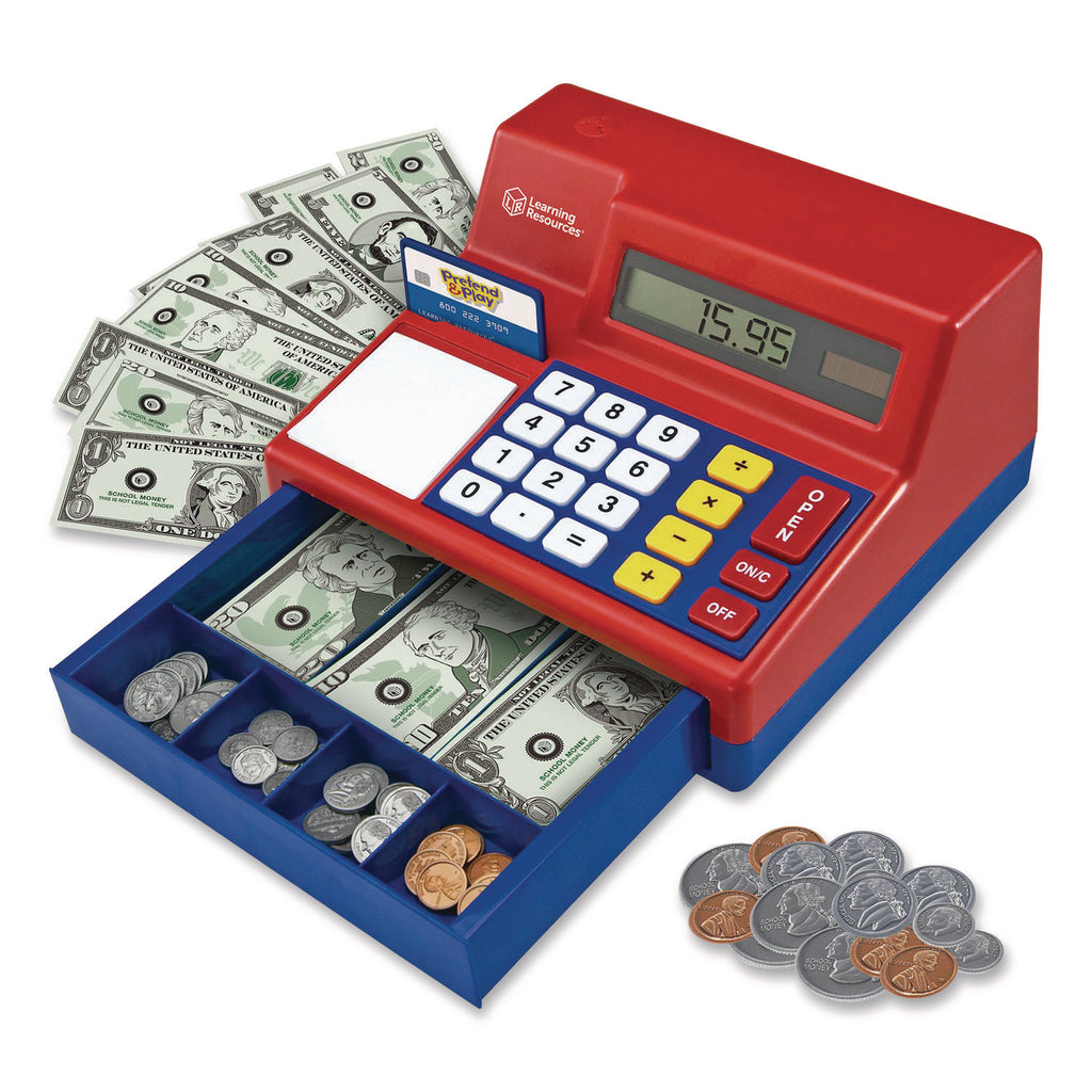 Pretend & Play Pretend Calculator/Cash Register - Theme/Subject: Learning - Skill Learning: Imagination, Money, Mathematics - 3-8 Year