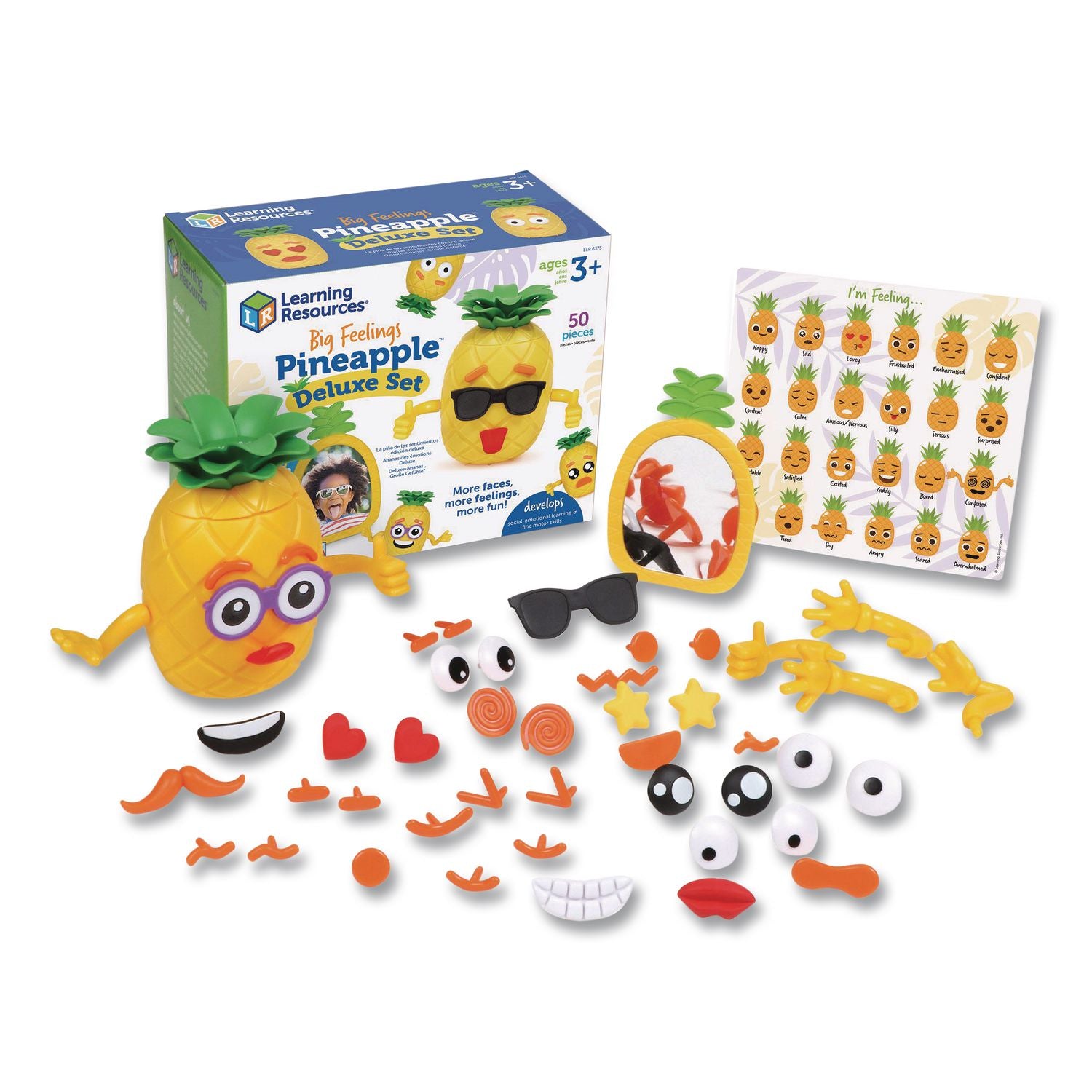 Learning Resources Big Feelings Pineapple Deluxe Set - Theme/Subject: Learning - Skill Learning: Emotion, Feeling - 3 Year & Up - Multi