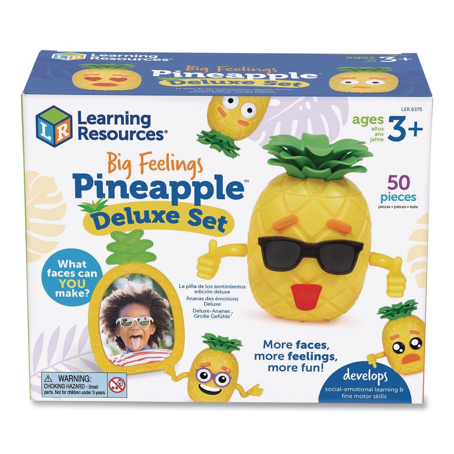 Learning Resources Big Feelings Pineapple Deluxe Set - Theme/Subject: Learning - Skill Learning: Emotion, Feeling - 3 Year & Up - Multi