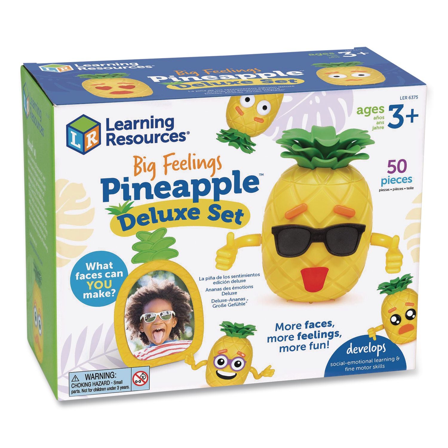 Learning Resources Big Feelings Pineapple Deluxe Set - Theme/Subject: Learning - Skill Learning: Emotion, Feeling - 3 Year & Up - Multi