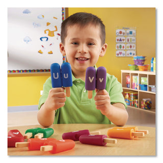 Smart Snacks Alpha Pops - Skill Learning: Visual, Color Identification, Letter Recognition, Expressive Language, Receptive Language, Quiz, Color Matching, Fine Motor, Imagination - 2 Year & Up - Multi