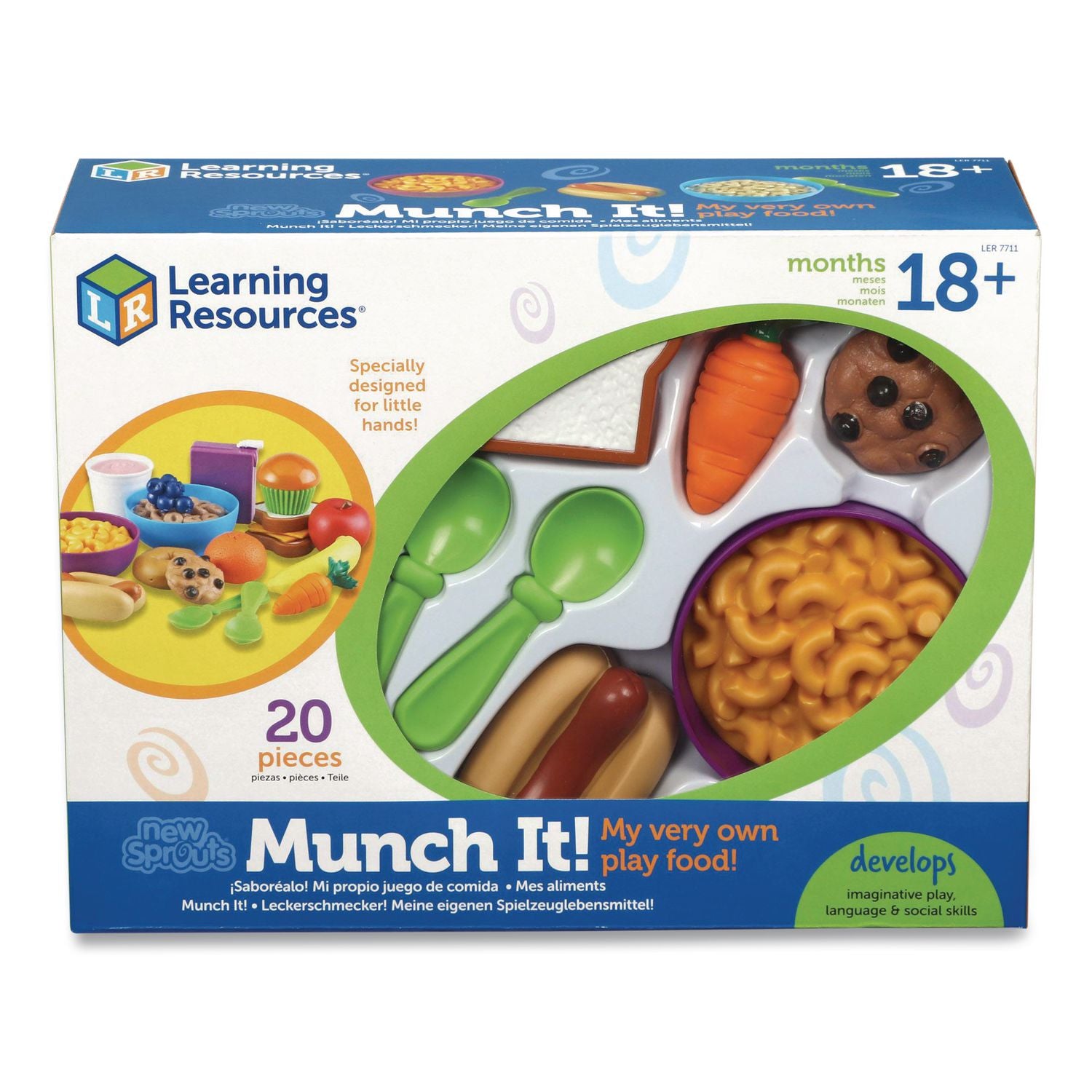New Sprouts - Munch It! Play Food Set - 1 / Set - 2 Year to 6 Year - Plastic