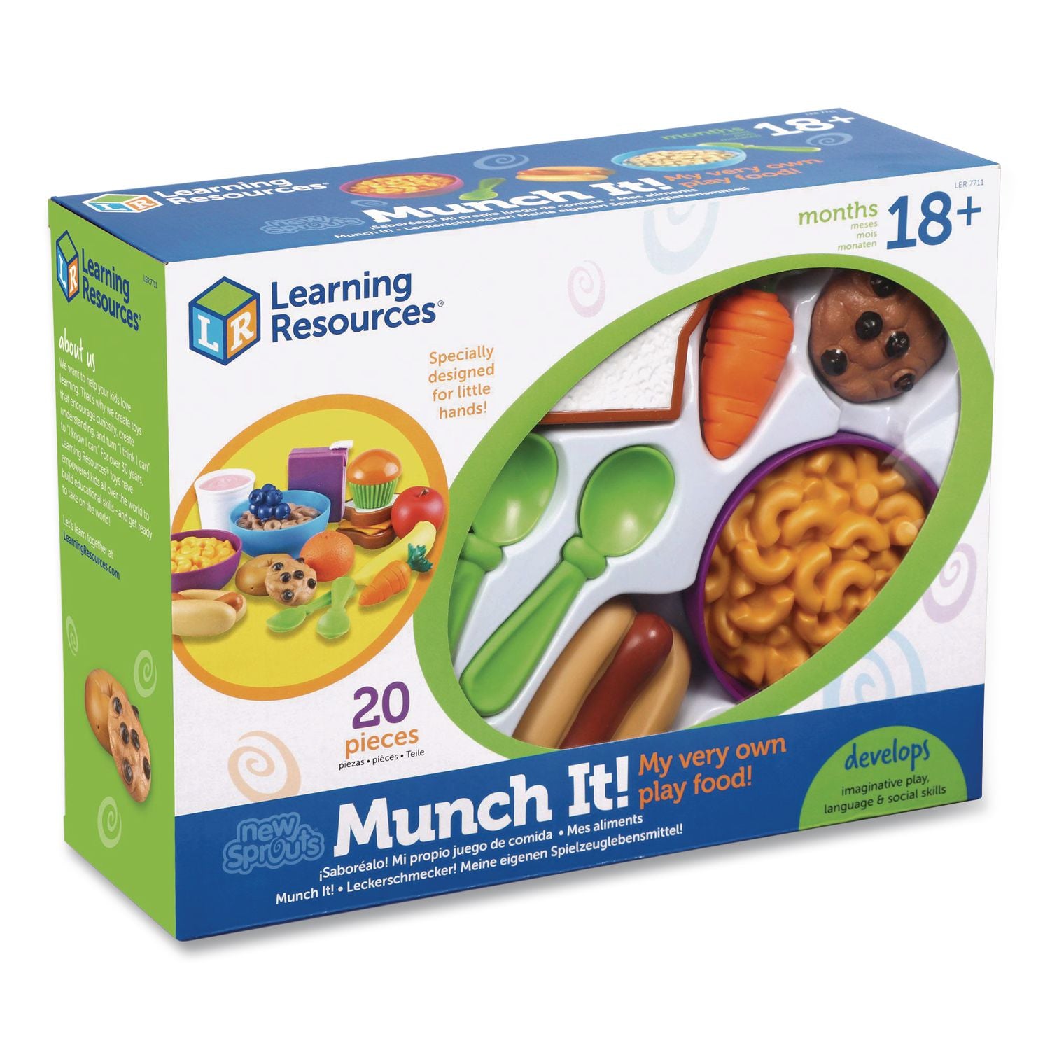 New Sprouts - Munch It! Play Food Set - 1 / Set - 2 Year to 6 Year - Plastic