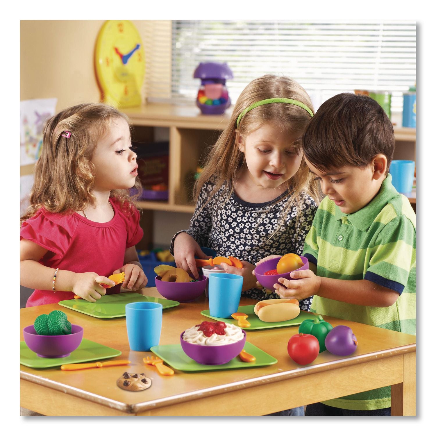 New Sprouts - Classroom Play Food Set - 1 / Set - 2 Year - Multi - Plastic