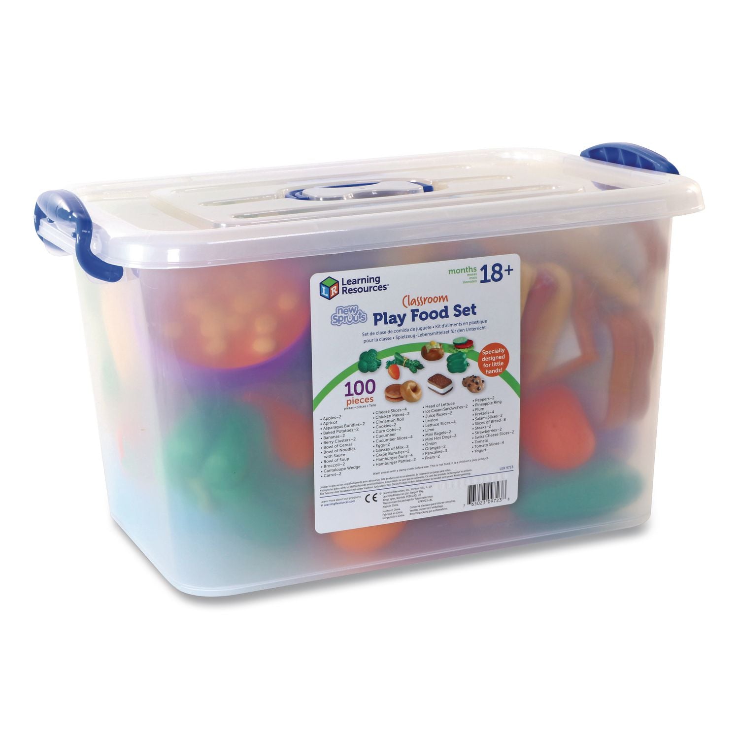 New Sprouts - Classroom Play Food Set - 1 / Set - 2 Year - Multi - Plastic