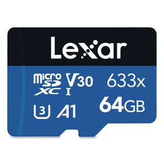 microSDXC Memory Card, UHS-I U1 Class 10, 64 GB