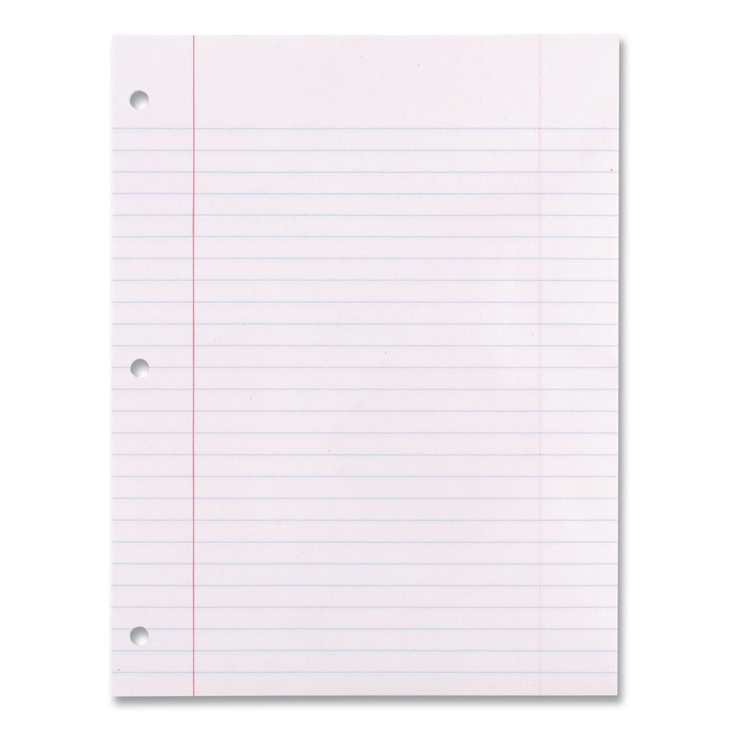 Filler Paper, 3-Hole, 8 x 10.5, Wide/Legal Rule, 200/Pack