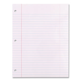 Filler Paper, 3-Hole, 8 x 10.5, Wide/Legal Rule, 200/Pack