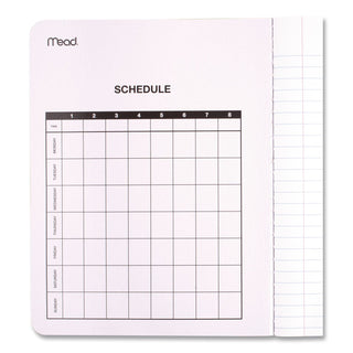 Composition Book, Wide/Legal Rule, Black Cover, (100) 9.75 x 7.5 Sheets
