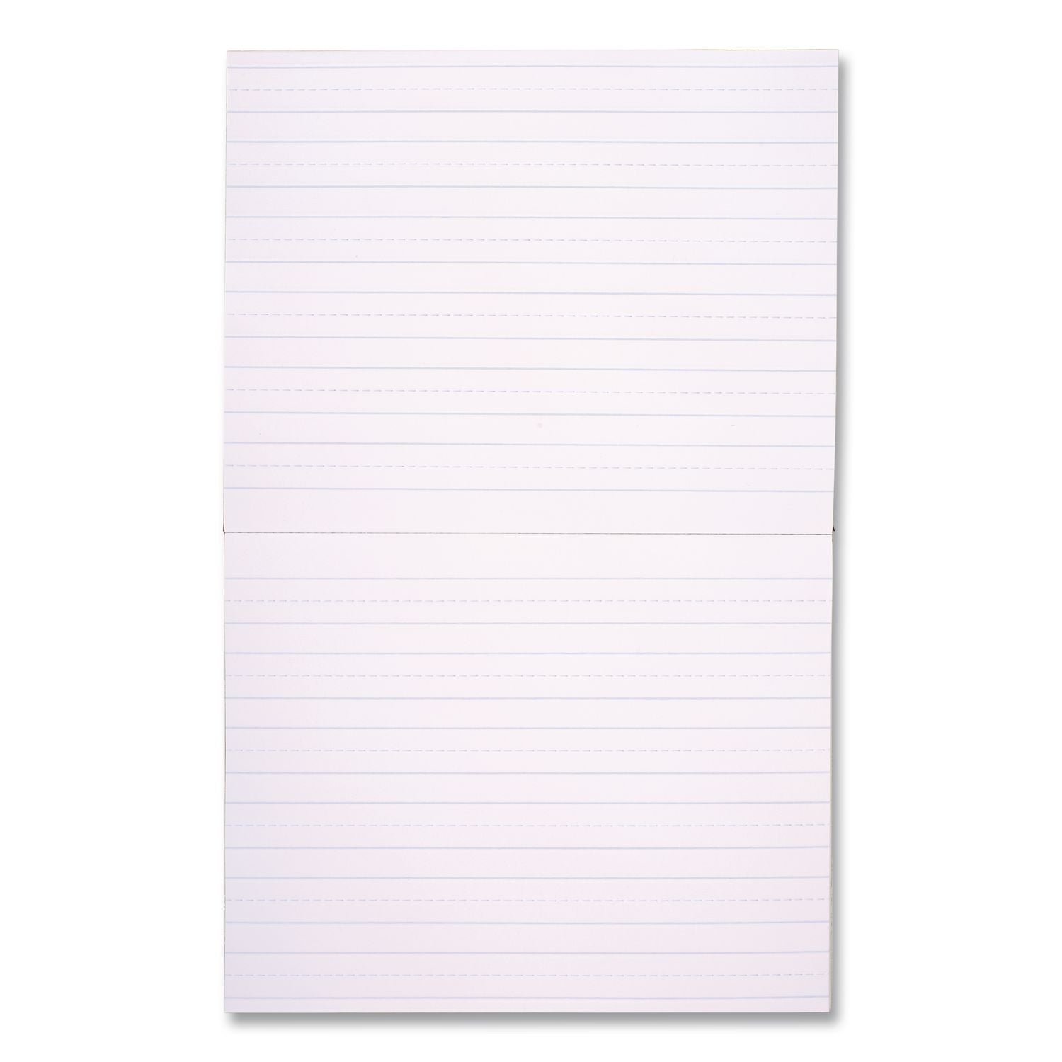 Learn to Letter Writing Tablet with Raised Ruling, Primary Rule, Orange Cover, (40) 10 x 8 Sheets