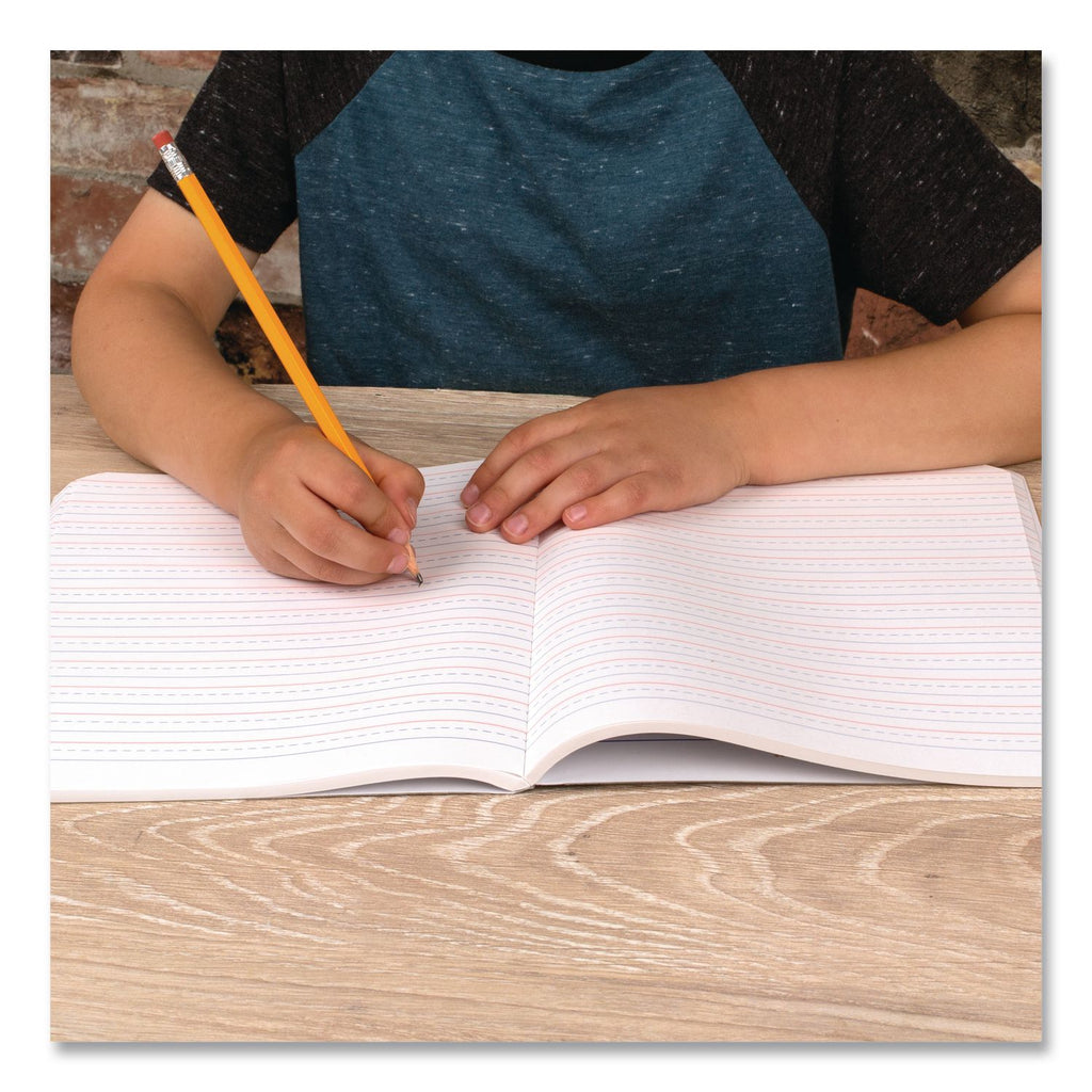 Primary Composition Book, Manuscript Format, Blue/White Cover, (100) 9.75 x 7.5 Sheets