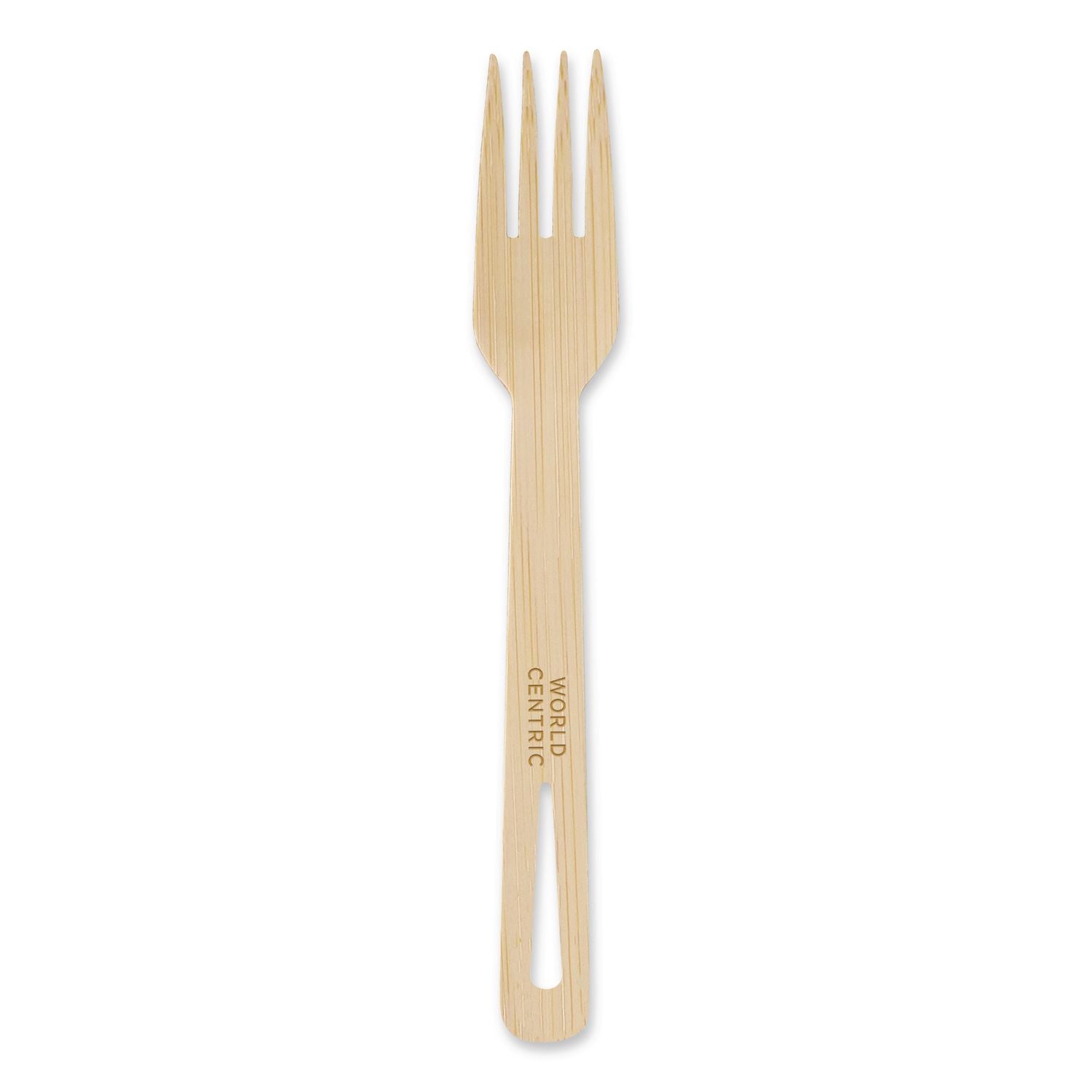 Bamboo Cutlery, Fork, 6.7", Natural, 2,000/Carton