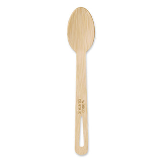 Bamboo Cutlery, Spoon, 6.7", Natural, 2,000/Carton