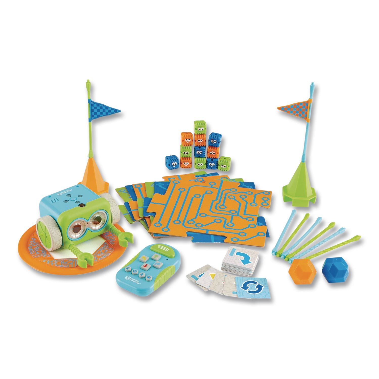 Learning Resources Botley the Coding Robot Activity Set - Theme/Subject: Learning - Skill Learning: STEM, Material Detection, Navigation, Coding, Critical Thinking, Problem Solving, Logic - 5 Year & Up - 77 Pieces - Multi