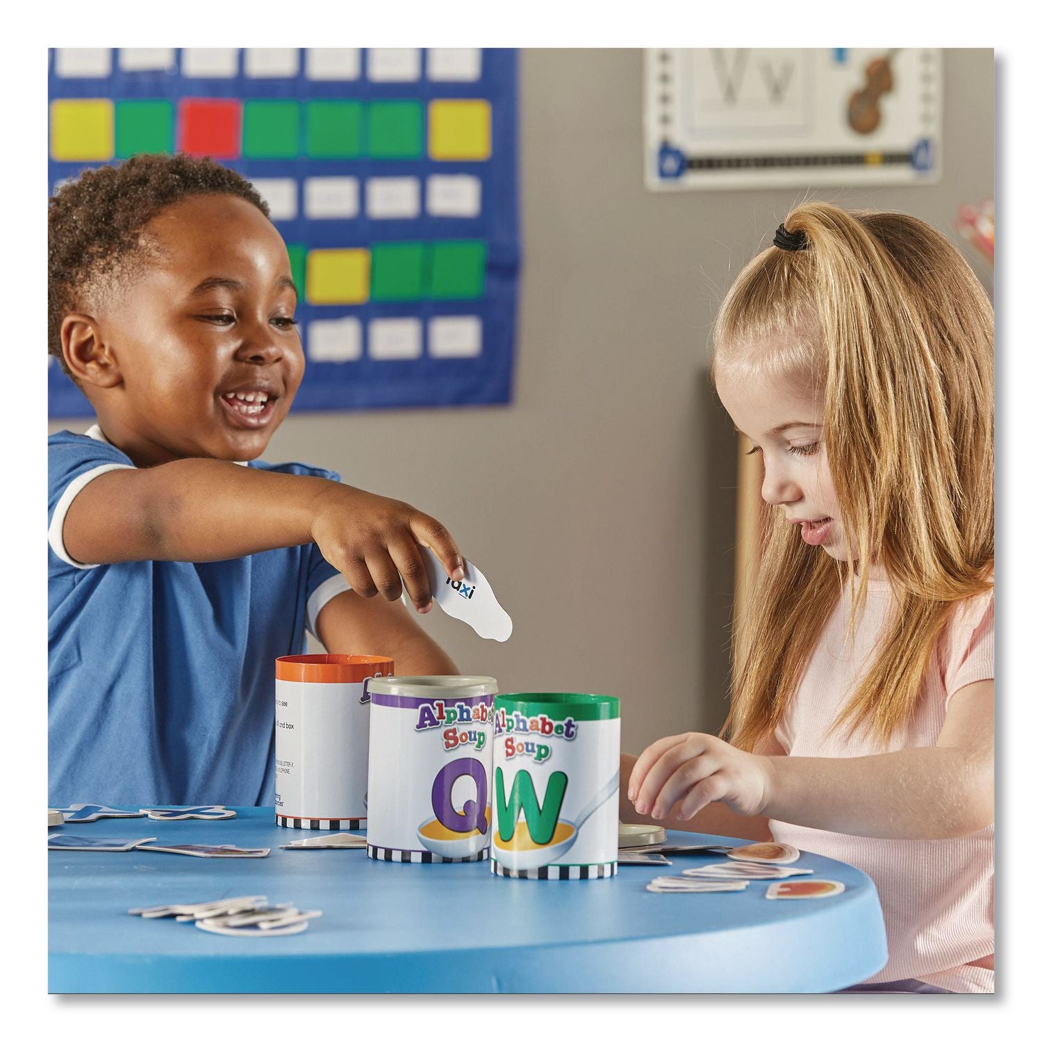 Learning Resources Alphabet Soup Sorters Skill Set - Theme/Subject: Learning - Skill Learning: Alphabet, Letter Sound, Shape, Vocabulary, Oral Language, Sorting, Motor Skills - 4-7 Year