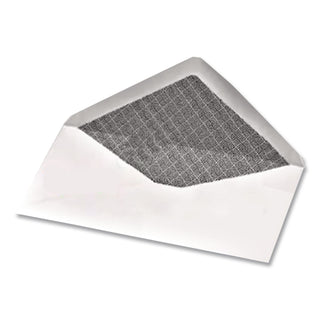 Security Envelope, 3 5/8 ? 6 1/2, 20 lb, White, 80/Box