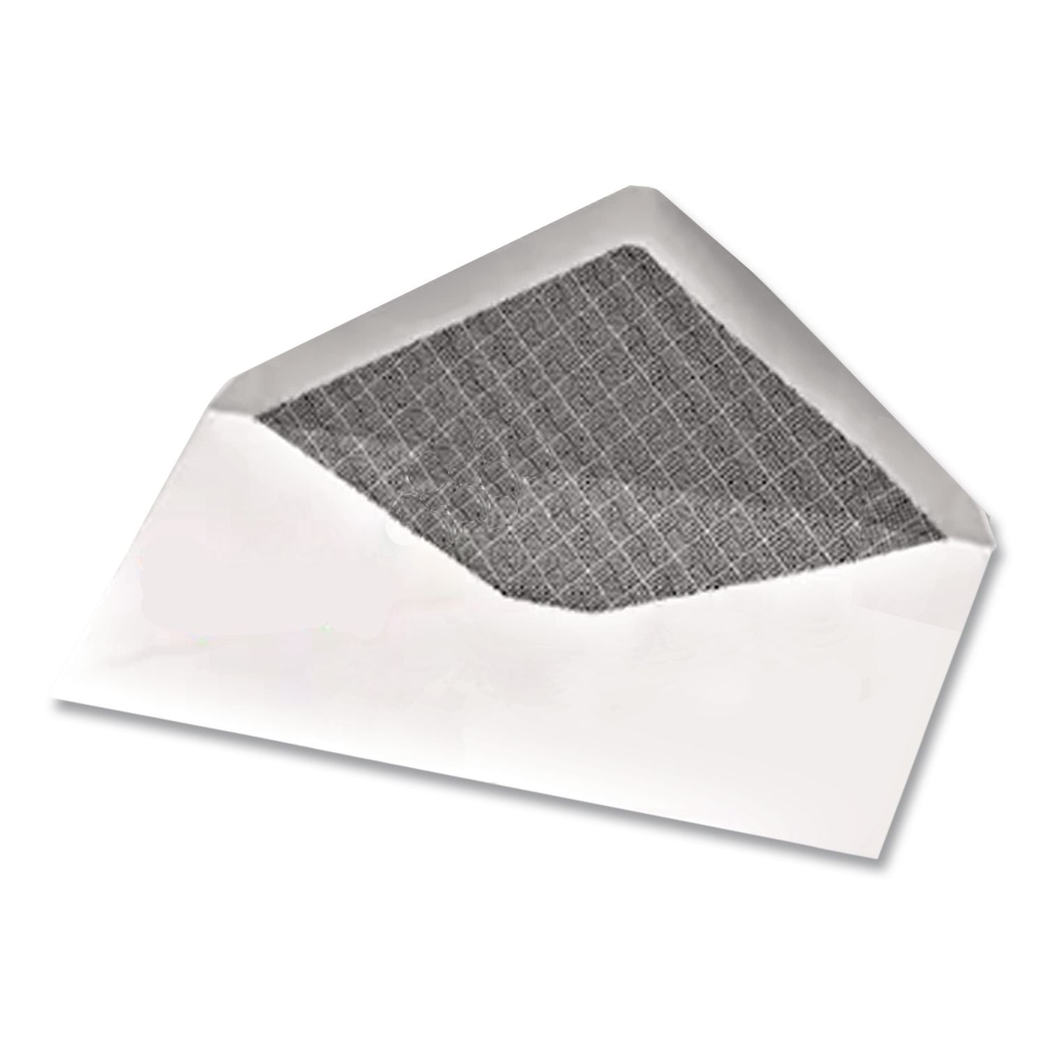 Security Envelope, 3 5/8 ? 6 1/2, 20 lb, White, 80/Box