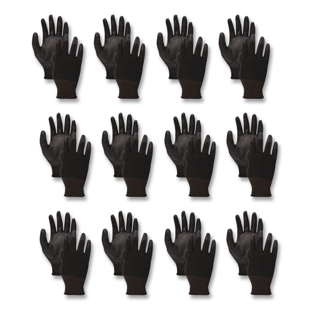 Palm Coated Cut-Resistant HPPE Glove, Salt and Pepper/Black, Size 10 (X-Large), Dozen