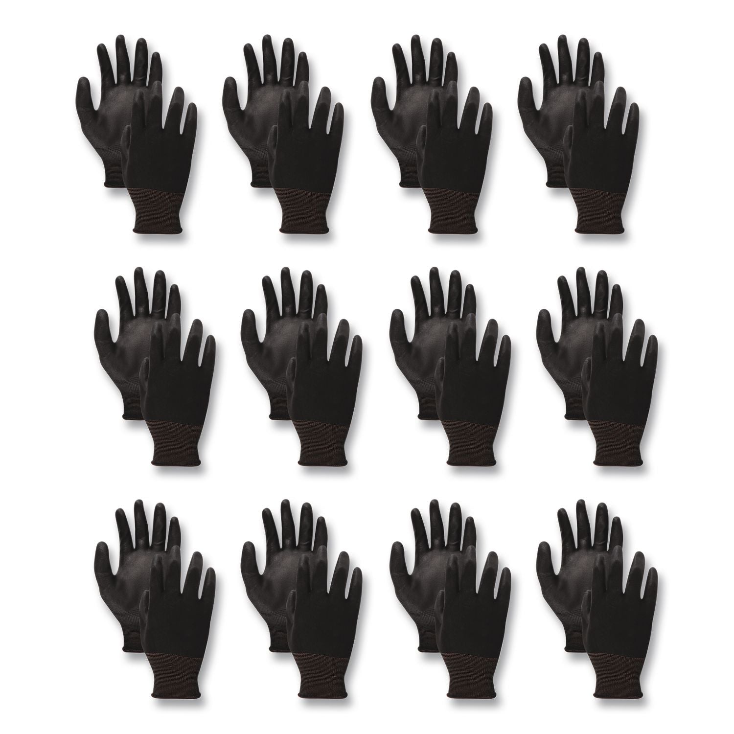 Palm Coated Cut-Resistant HPPE Glove, Salt and Pepper/Black, Size 10 (X-Large), Dozen