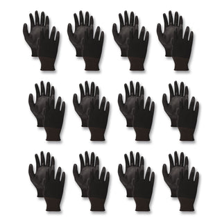 Palm Coated Cut-Resistant HPPE Glove, Salt and Pepper/Black, Size 10 (X-Large), Dozen