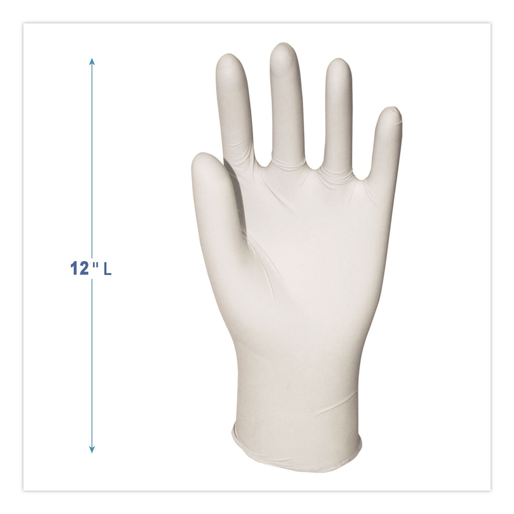 General-Purpose Latex Gloves, Natural, Medium, Powder-Free, 4 mil, 1000/Carton, Sold as 1 Carton, 1000 Each per Carton