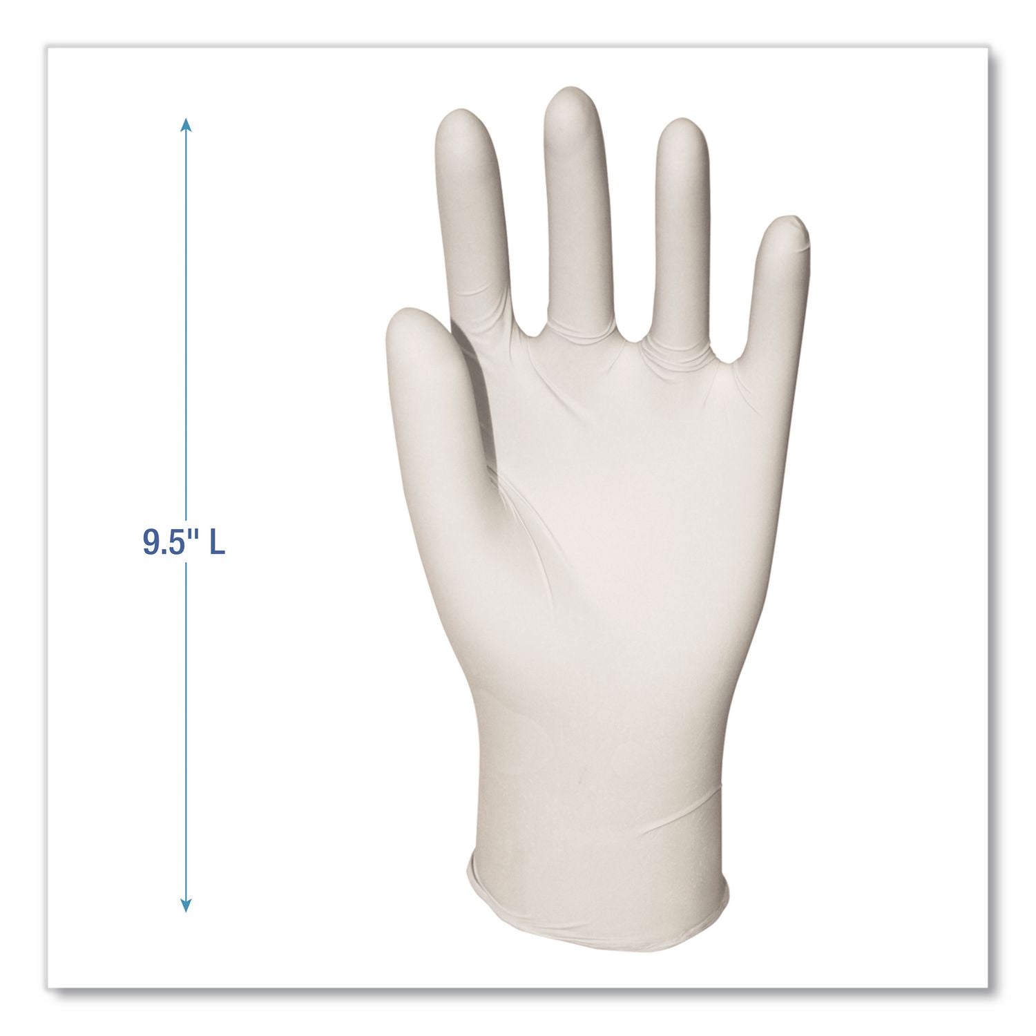 Powder-Free Synthetic Vinyl Gloves, Medium, Beige, 4 mil, 100/Box