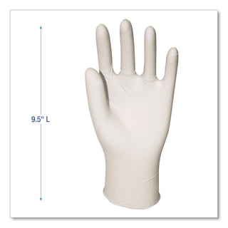 Powder-Free Synthetic Vinyl Gloves, Medium, Beige, 4 mil, 100/Box
