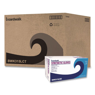 Powder-Free Synthetic Vinyl Gloves, Large, Cream, 4 mil, 1,000/Carton