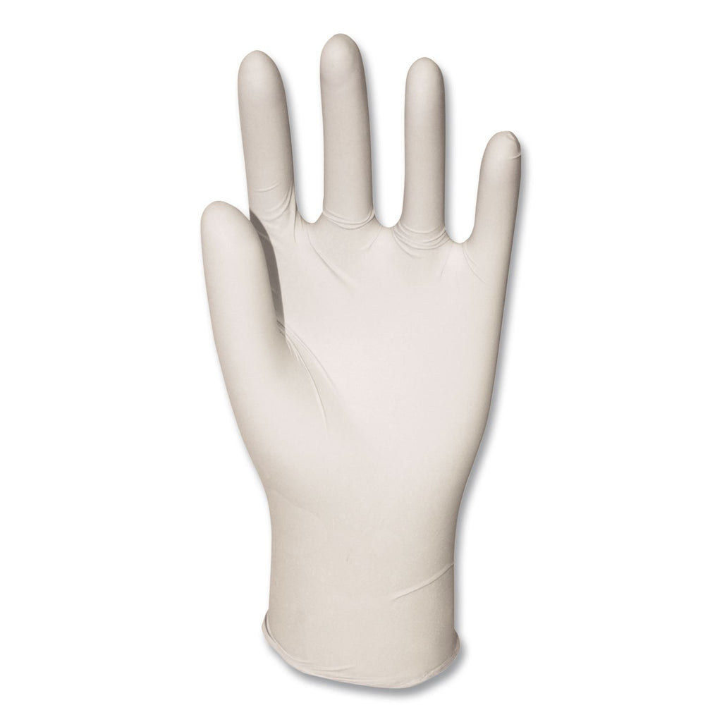 Powder-Free Synthetic Vinyl Gloves, Large, Beige, 4 mil, 100/Box