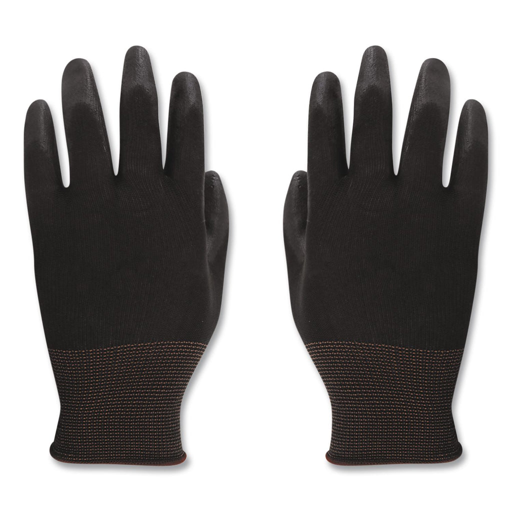 Palm Coated Cut-Resistant HPPE Glove, Salt and Pepper/Black, Size 8 (Medium), Dozen