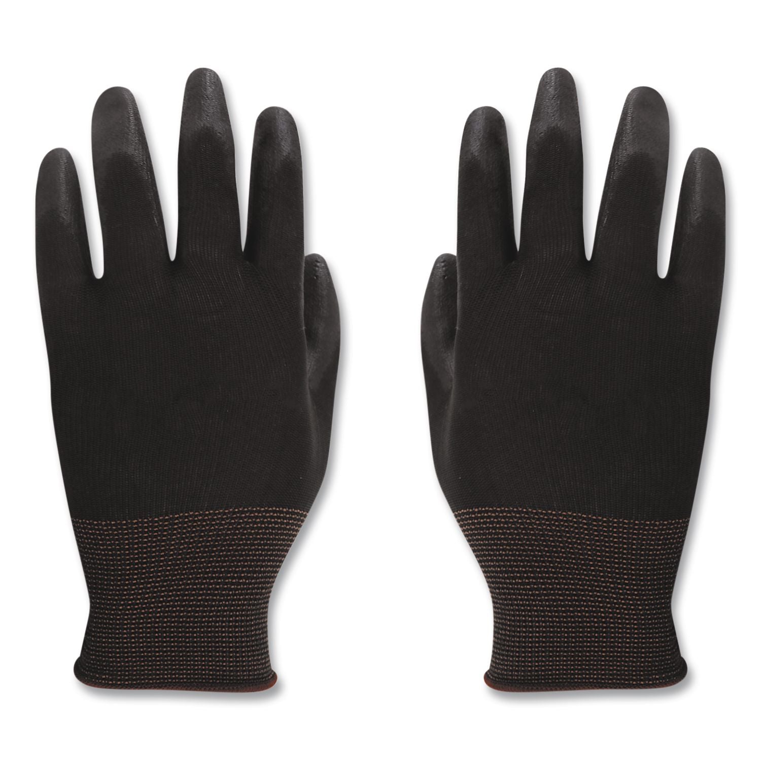 Palm Coated Cut-Resistant HPPE Glove, Salt and Pepper/Black, Size 8 (Medium), Dozen
