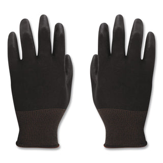 Palm Coated Cut-Resistant HPPE Glove, Salt and Pepper/Black, Size 8 (Medium), Dozen
