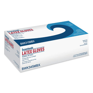 General-Purpose Latex Gloves, Natural, Medium, Powder-Free, 4 mil, 1000/Carton, Sold as 1 Carton, 1000 Each per Carton
