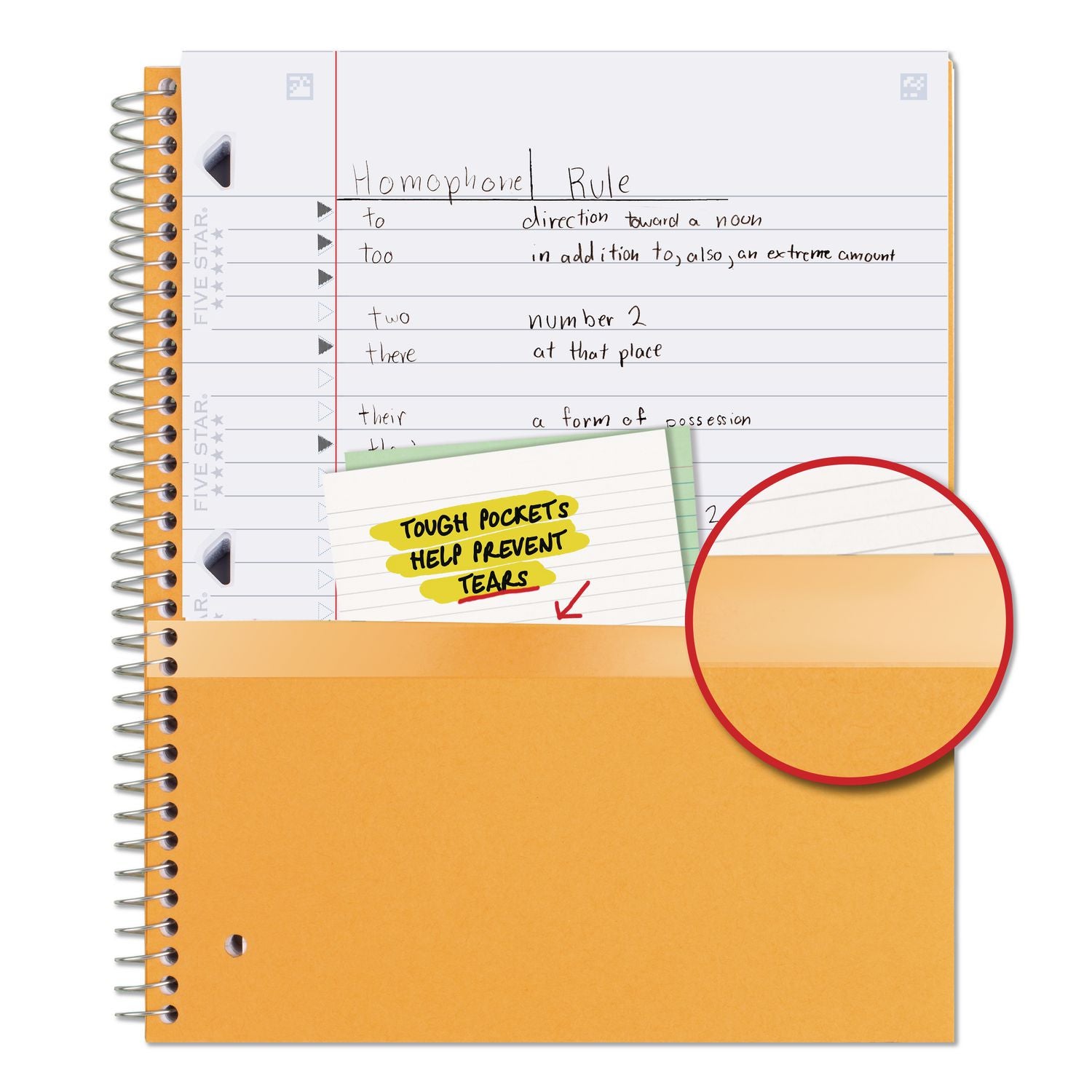 Wirebound Notebook, 1 Subject, Legal Rule, 10 1/2 x 8, 100 Sheets, Red, Sold as 1 Each