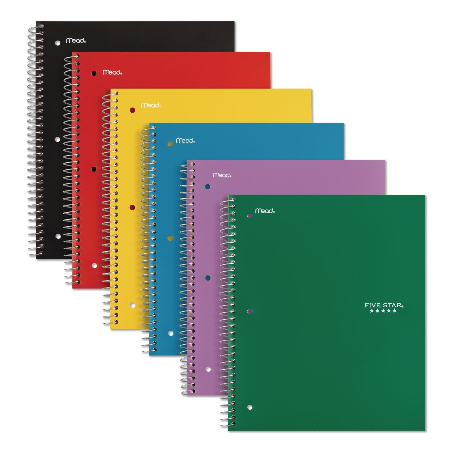 Five Star Wirebound Wide Rule 1-Subject Notebook - 100 Sheets - Wire Bound - Wide Ruled - 8" x 10 1/2" - NavyPlastic Cover - 1 Each