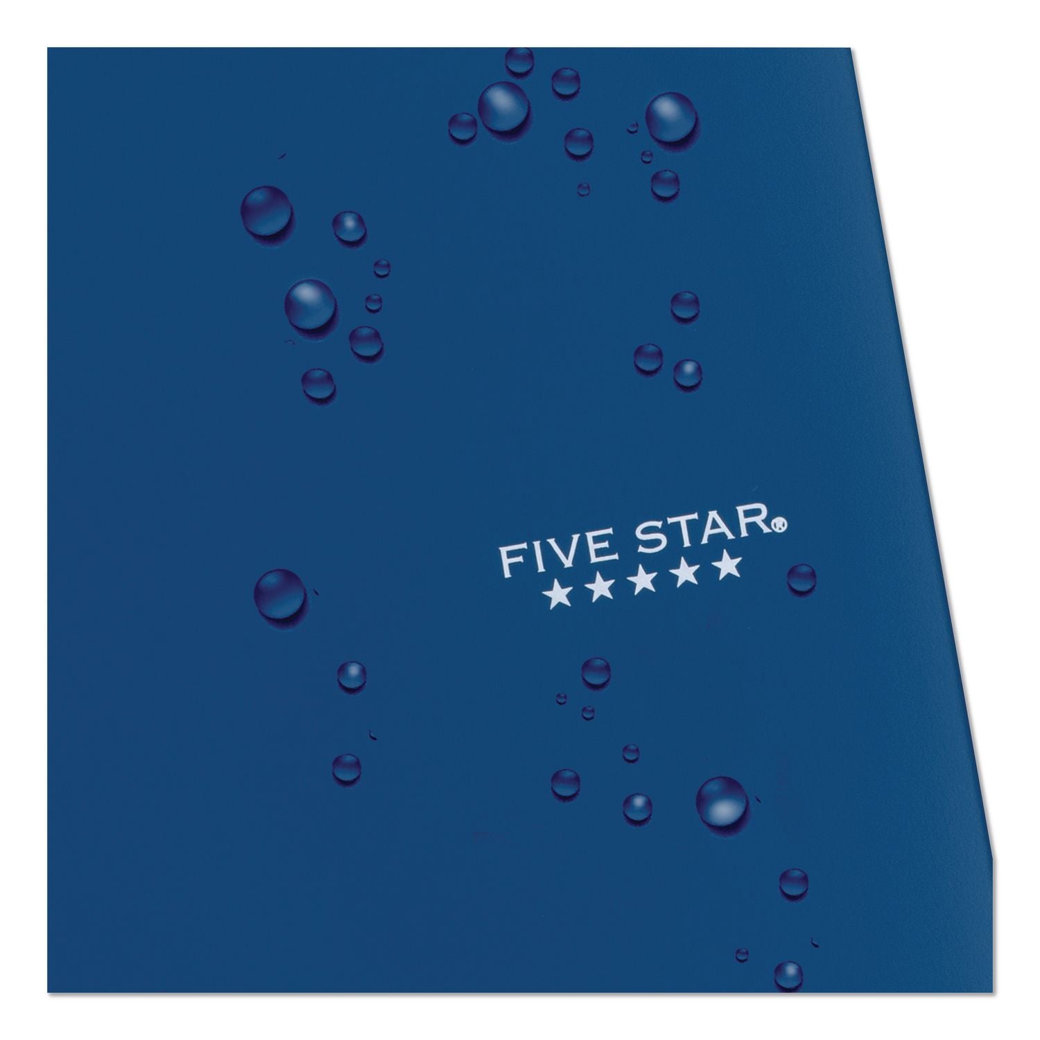 Five Star Wirebound Notebook - 1 Subject(s) - 100 Pages - Wire Bound - College Ruled - Letter - 8 1/2" x 11" - Blue Cover - Double Sided Sheet, Durable, Water Resistant, Wear Resistant, Tear Proof, Spill Resistant, Pocket, Opaque - 1 Each