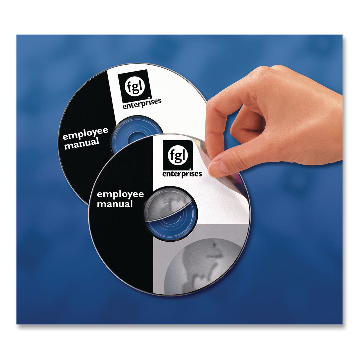 Laser CD Labels, Matte White, 50/Pack