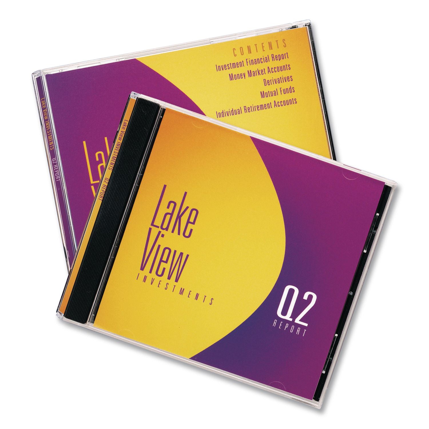 Inkjet CD/DVD Jewel Case Inserts, Matte White, 20/Pack