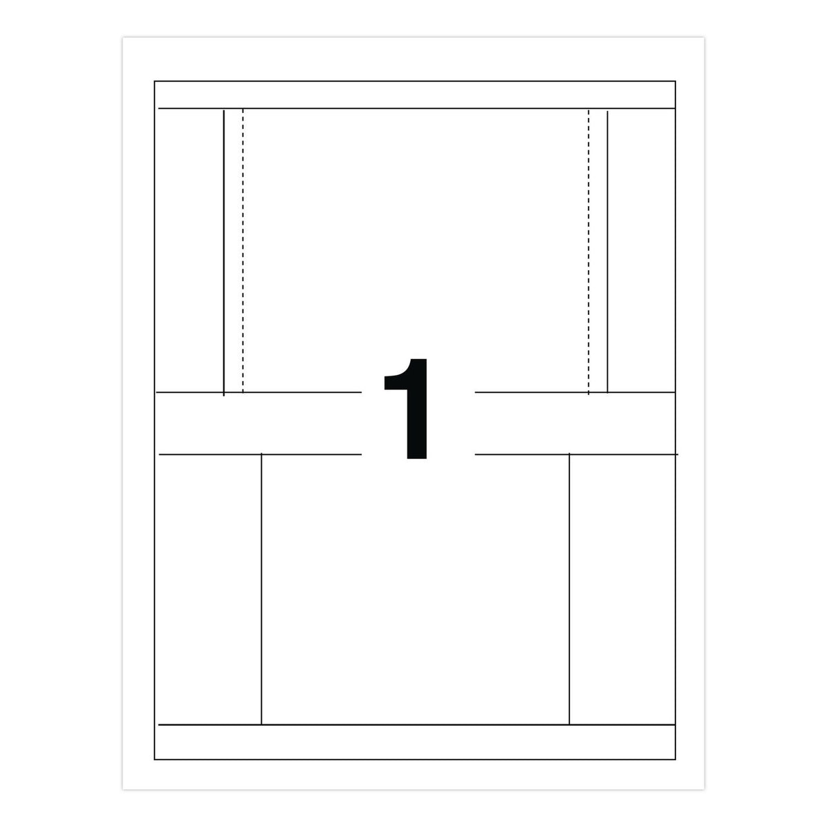 Inkjet CD/DVD Jewel Case Inserts, Matte White, 20/Pack