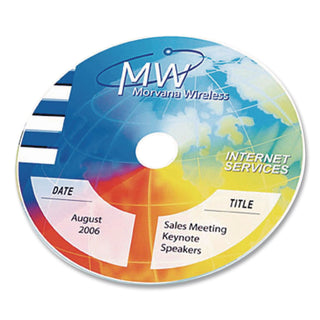 Inkjet Full-Face CD Labels, Matte White, 40/Pack