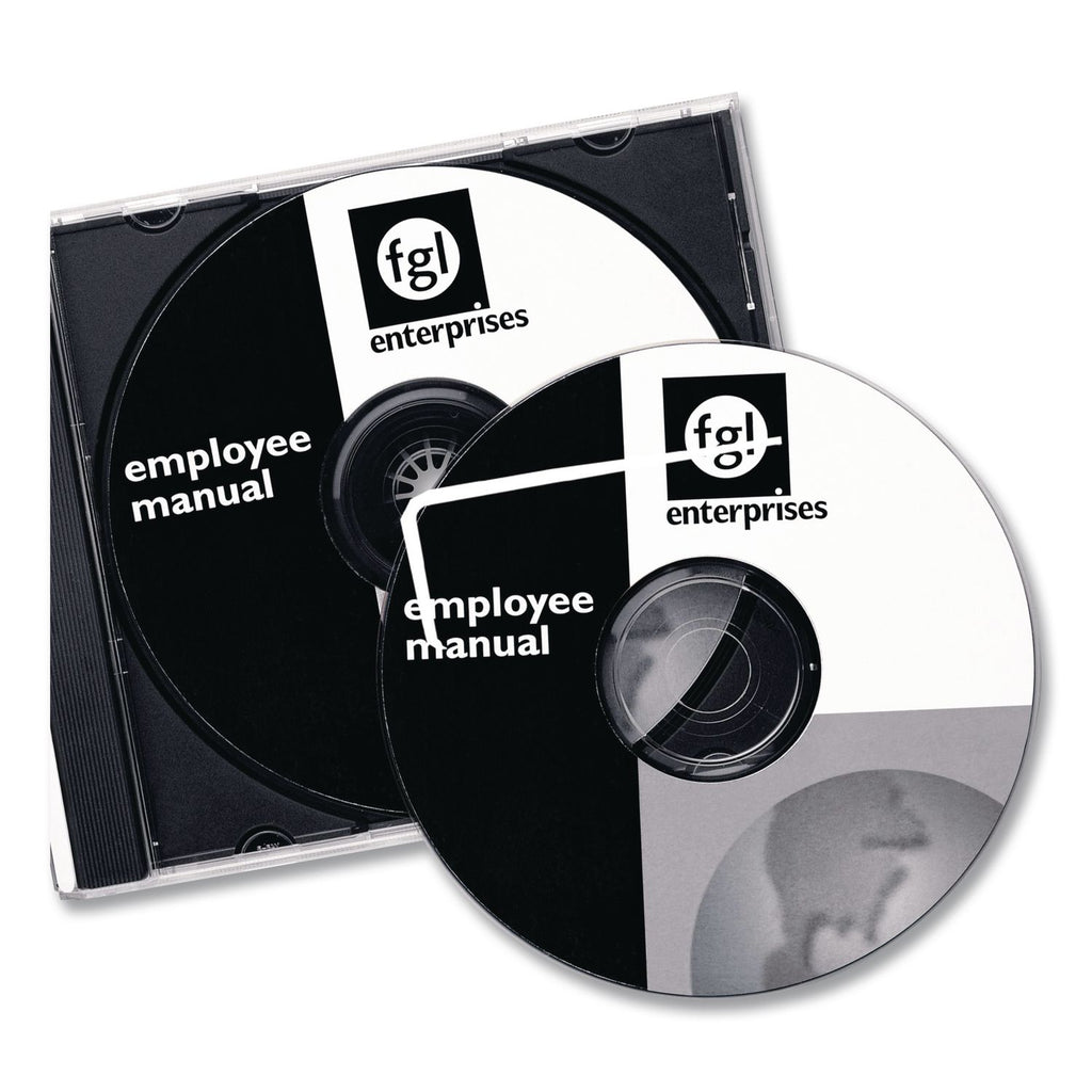 Laser CD Labels, Matte White, 250/Pack