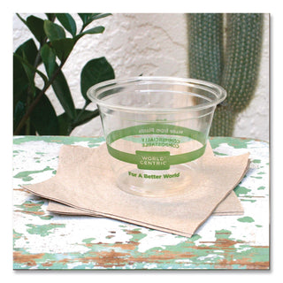 PLA Clear Cold Cups, 9 oz, Clear, 1,000/Carton