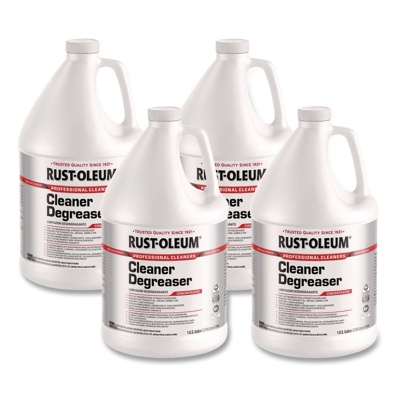 Concentrated Cleaner Degreaser, 1 gal Bottle, 4/Carton