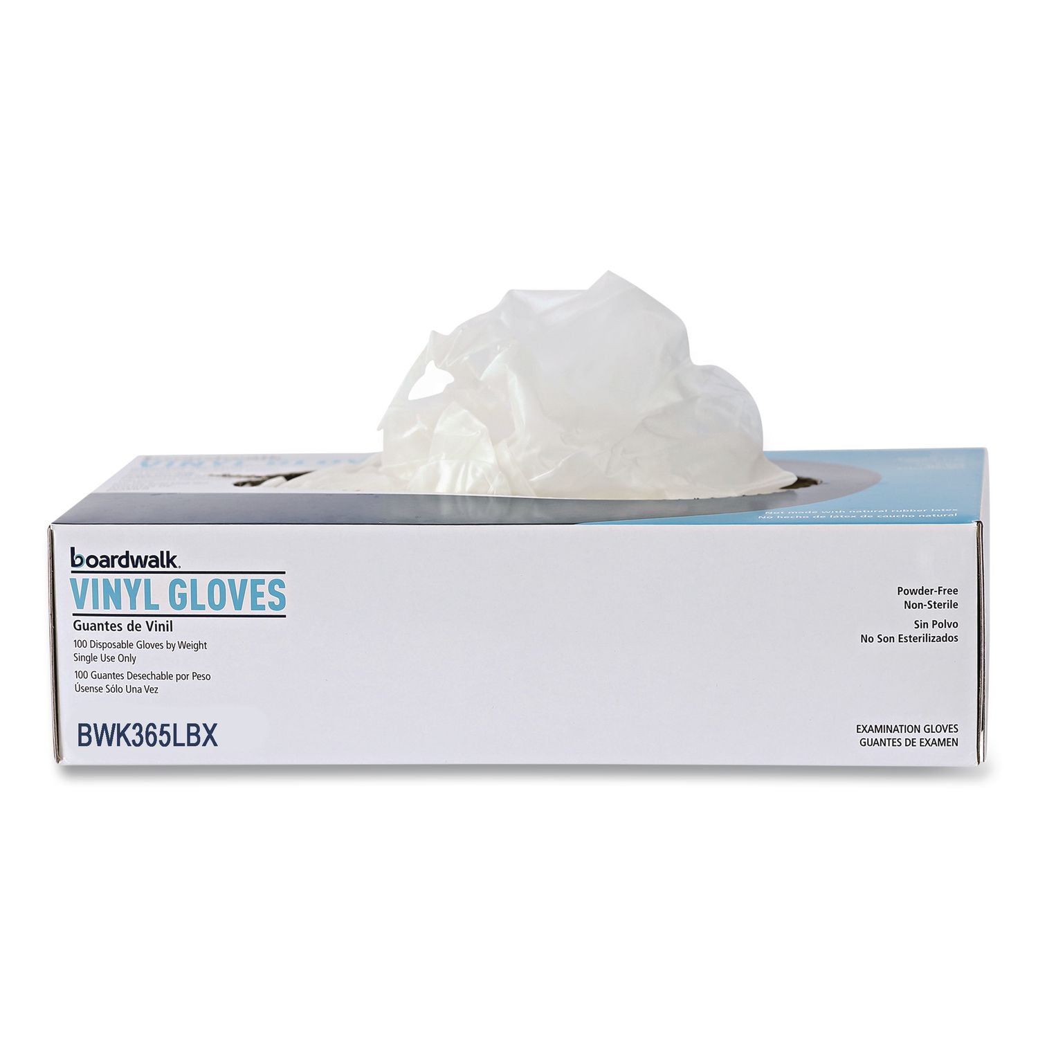 General Purpose Vinyl Gloves, Powder/Latex-Free, 2.6 mil, Large, Clear, 100/Box, 10 Boxes/Carton