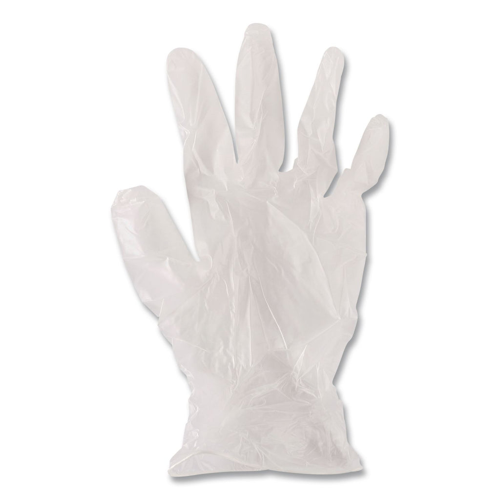 General Purpose Vinyl Gloves, Powder/Latex-Free, 2.6 mil, Medium, Clear, 100/Box