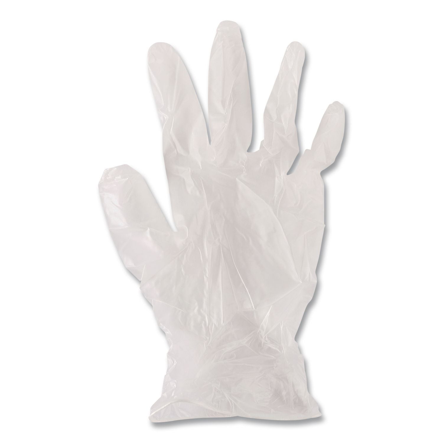 General Purpose Vinyl Gloves, Powder/Latex-Free, 2.6 mil, Medium, Clear, 100/Box