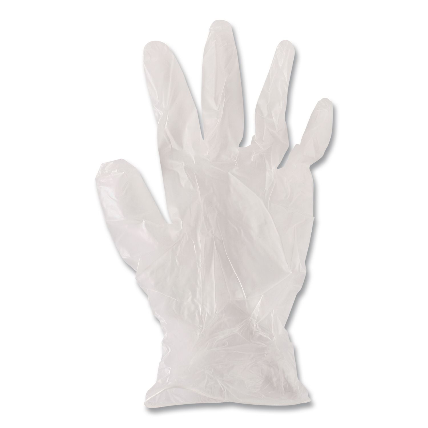 General Purpose Vinyl Gloves, Powder/Latex-Free, 2.6 mil, Small, Clear, 100/Box