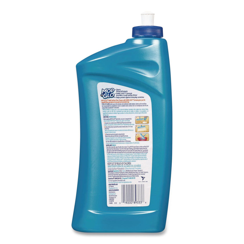 Triple Action Floor Cleaner, Fresh Citrus Scent, 32 oz Bottle