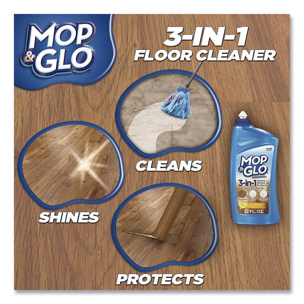 Triple Action Floor Cleaner, Fresh Citrus Scent, 32 oz Bottle