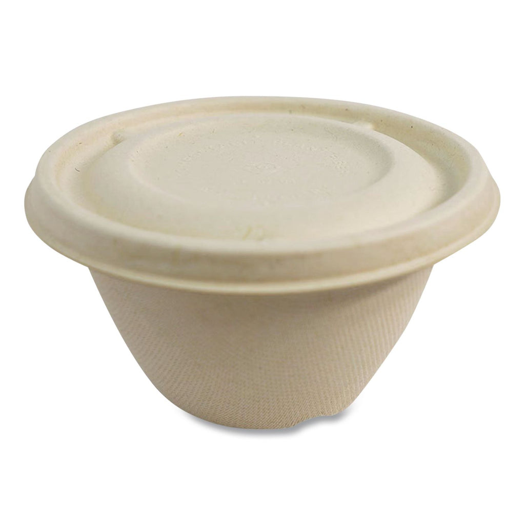 Fiber Lids for Bowls, 4.7" dia, Paper, 500/Carton